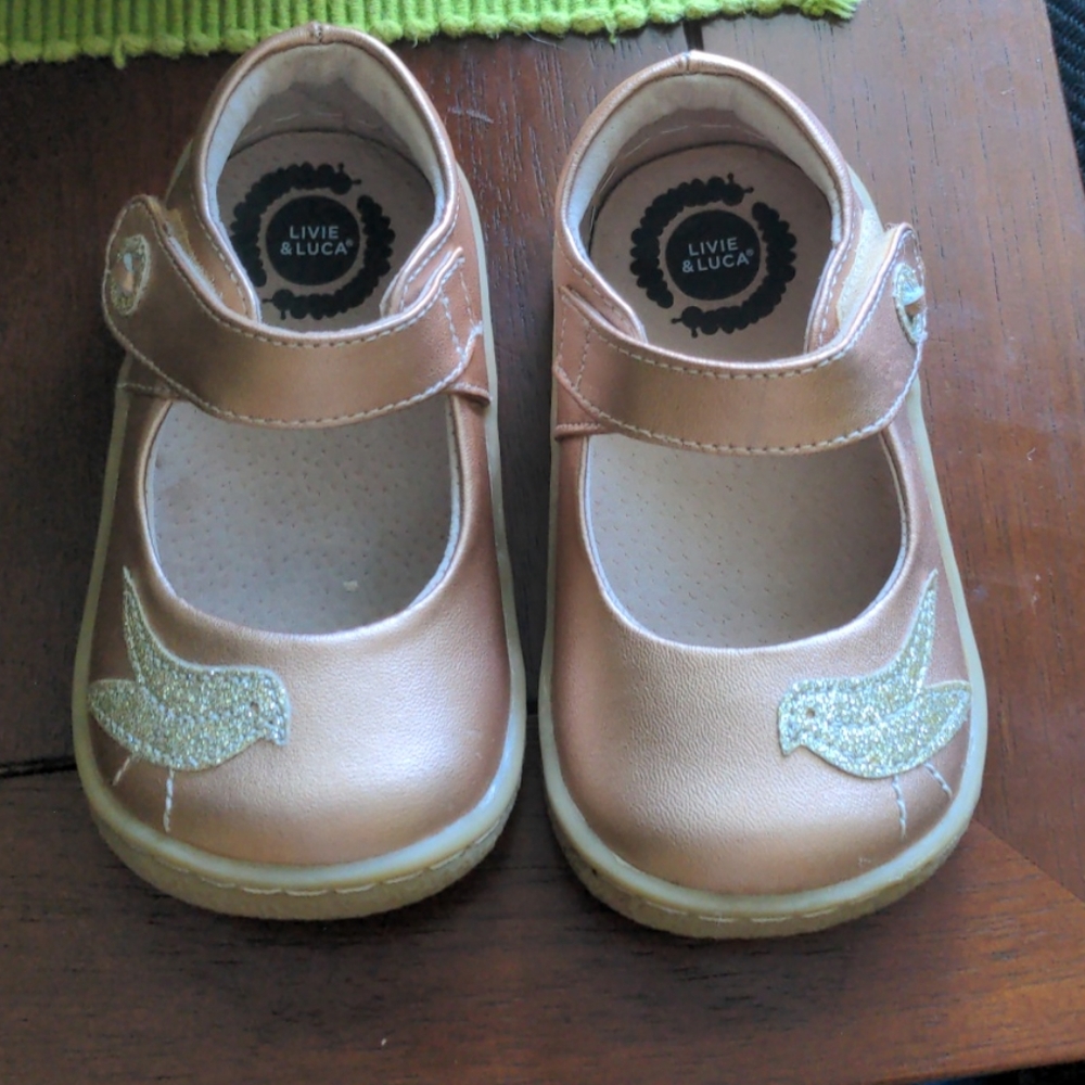 Livie and Luca Rose Gold Flats